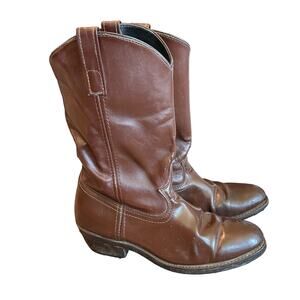 Laredo Brown Cowboy Boots Oil and Chemical Resistant Men’s Size 9.5